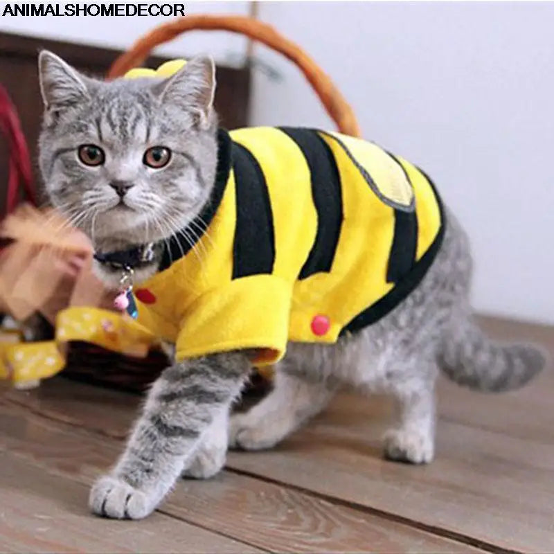 Cute Dog Cat Pet Clothes Bees