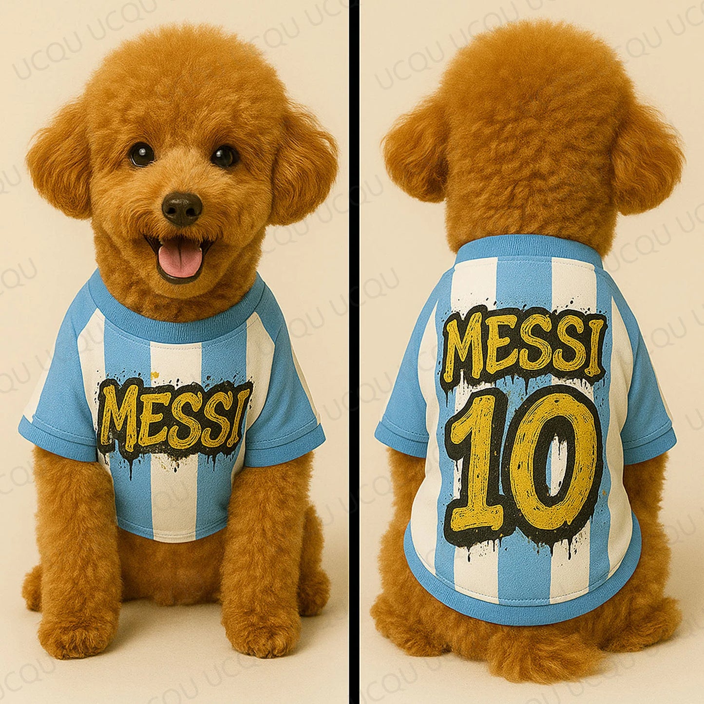 Messi #10 GOAT Pet Soccer Vest & Adidog Vest –Pet