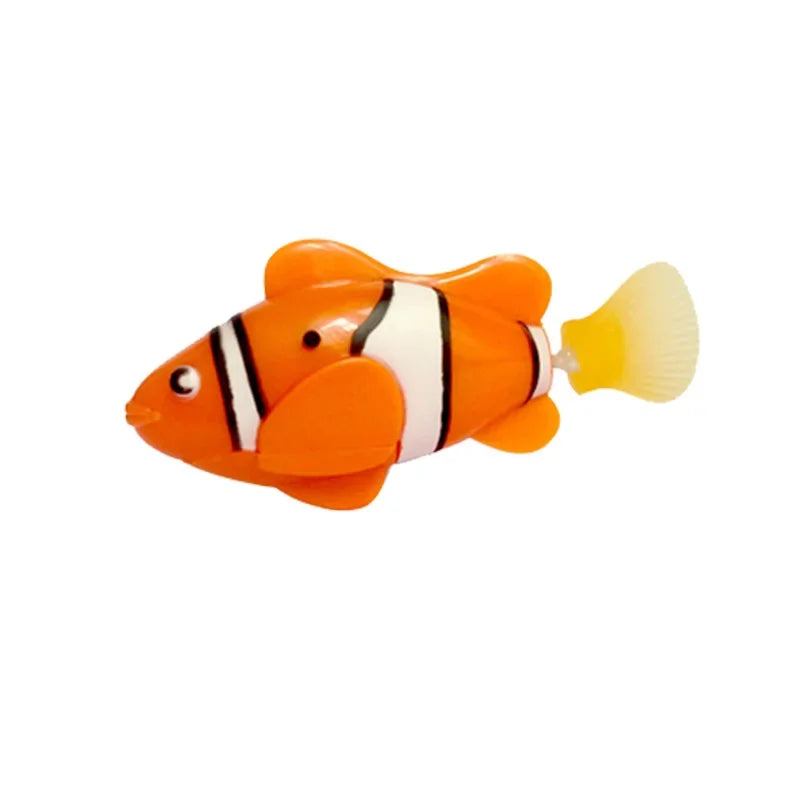 Pet Cat Toy LED Interactive Swimming Robot Fish