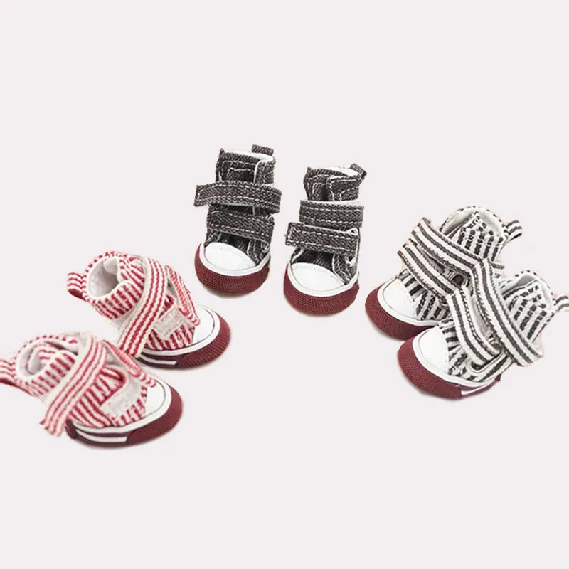 4 Pcs Puppy Pet Dog Anti-slip Shoes