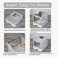 Foldable Litter Box: Drawer Scooper