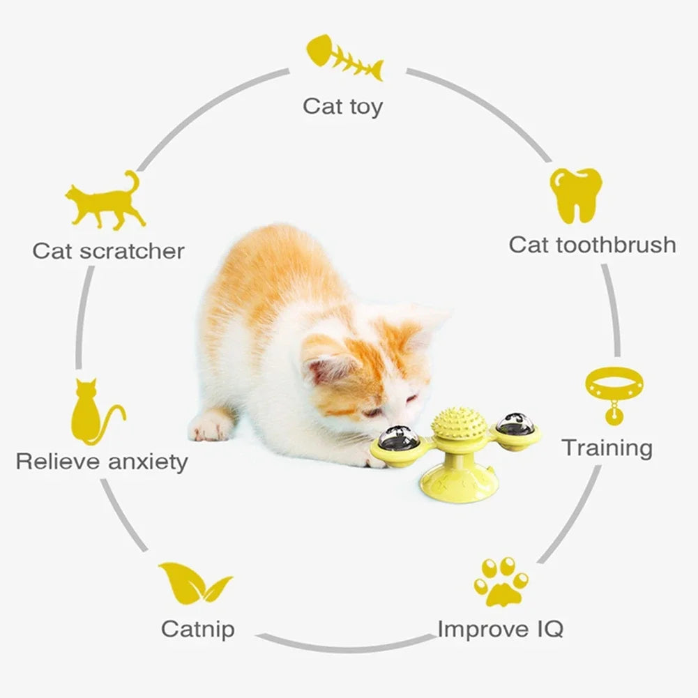 Windmill Cat Toy  for Cats