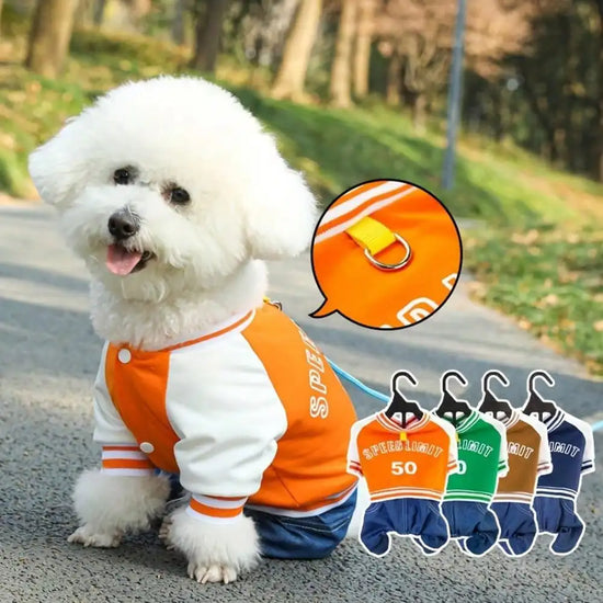 Dog Baseball Jumpsuit,