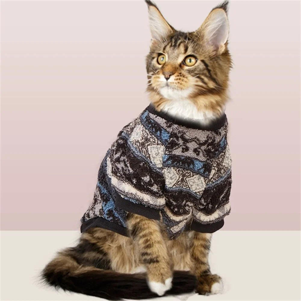 Plush Cat Dog Hoodies