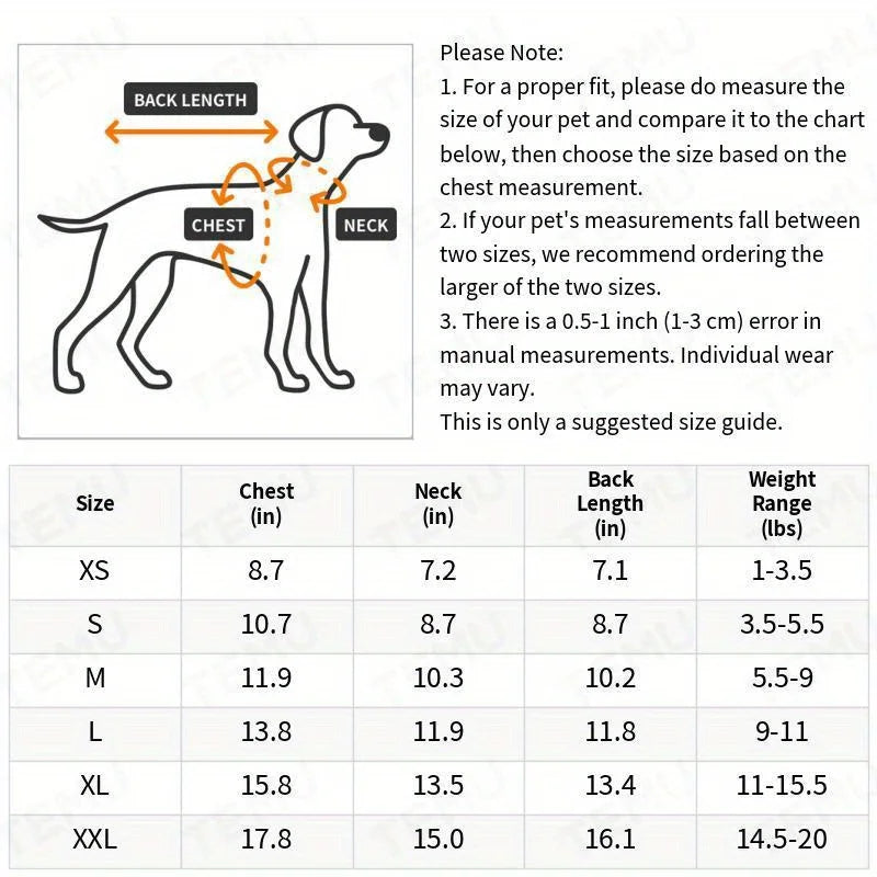 Winter Warm Thicken Pet Dog Jacket