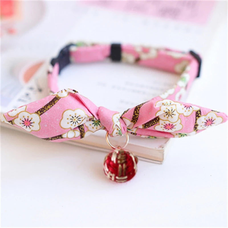 Cute Japanese Print Pet Dog Collars