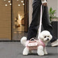 Stylish Dog Horizontal Backpack with Leash Handle
