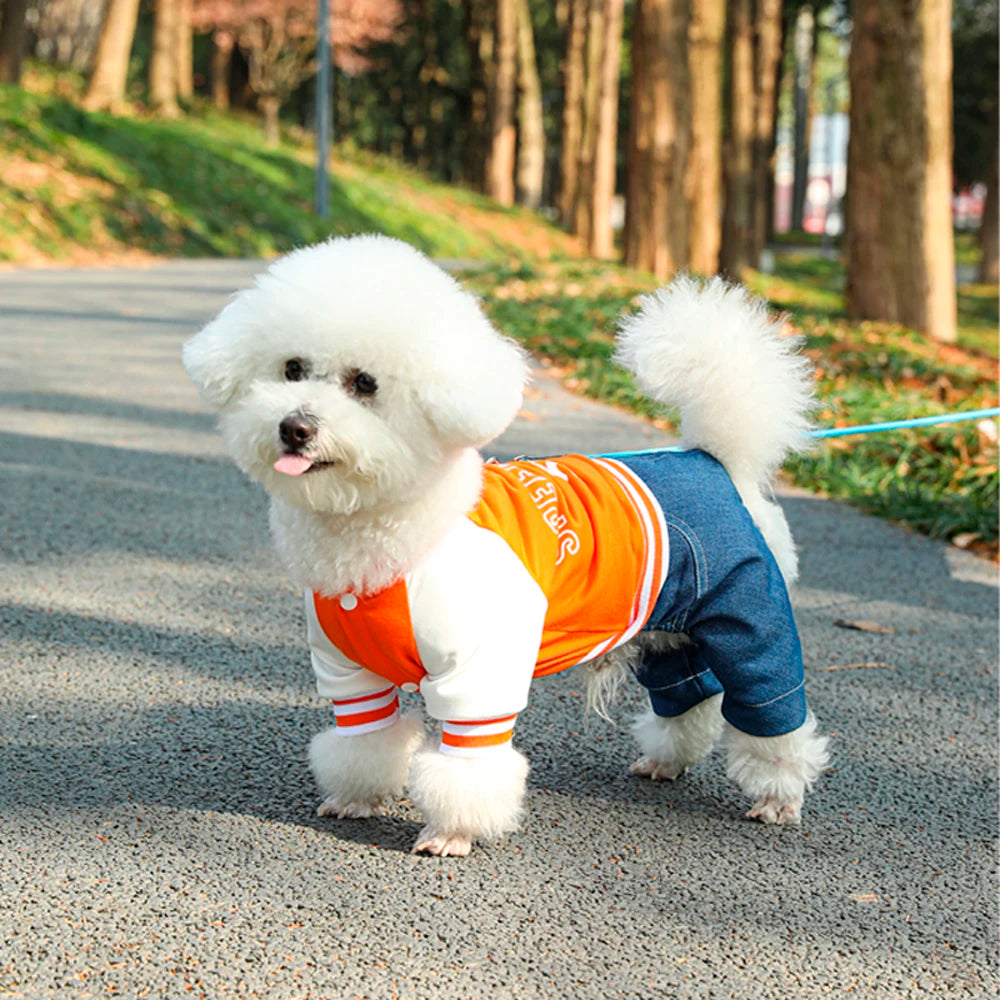 Dog Baseball Jumpsuit,