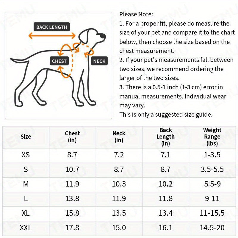 Winter Warm Thicken Pet Dog Jacket